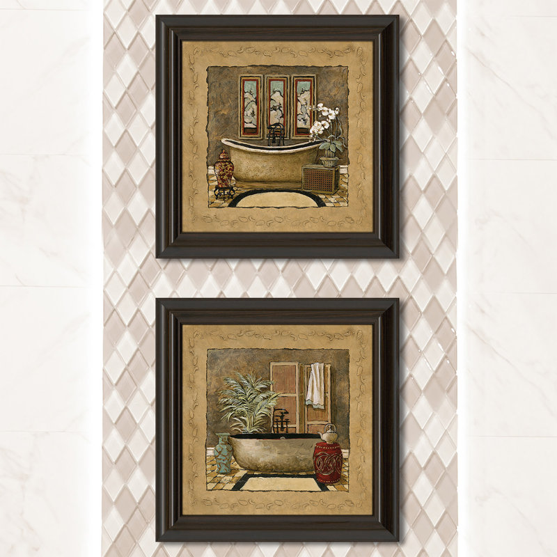 Asian Warmth - ensemble de 2 reproductions de cadres photo
