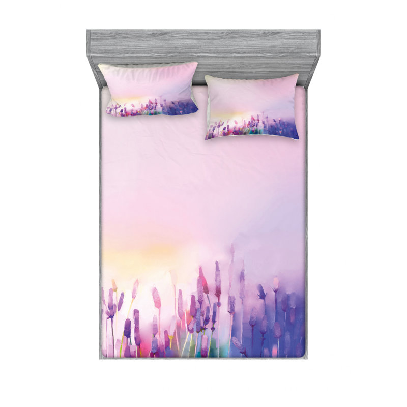 Ensemble de draps Blur in the Meadows, Taies d'oreiller pour grand lit