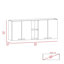 Armoire murale, porte double-93836577