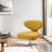 Nohl Swivel Home Office Desk Chair with Bentwood Back and seat-1913100445