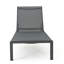 Méridienne d'extérieur - gris, rouille, 2 chaises grises d'apparence élégante, de construction, aérées et confortables