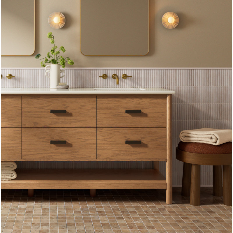 Leigha Dimmable Bath Sconce, Urban Bronze
