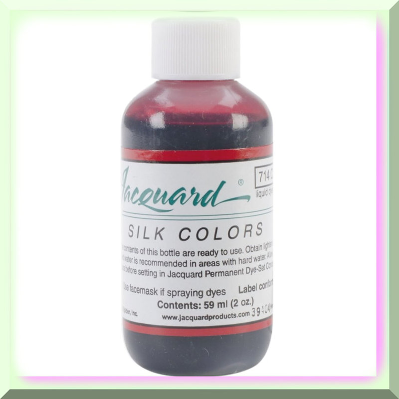 Silk Dye 2oz Carmine Red