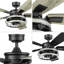 Ventilateur de plafond 52 po avec lumières DEL et télécommande Carnegie-912187705