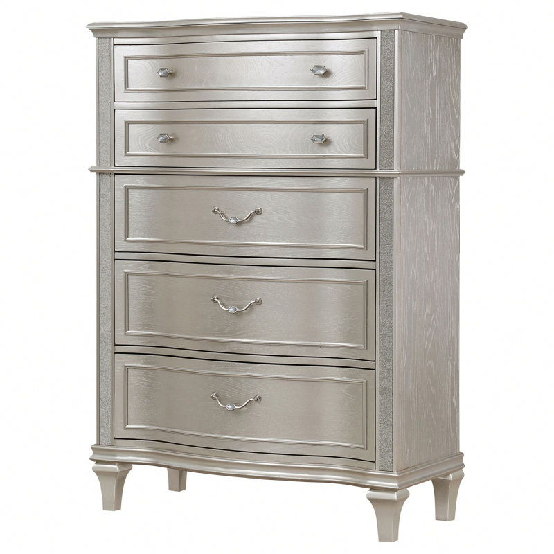 Commode 5 tiroirs avec tiroir caché
