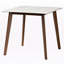 Ensemble de salle à manger 5 pièces en faux marbre et en tissu gris H 29,2 po x l 31,2 po x P 31,15 po Solis