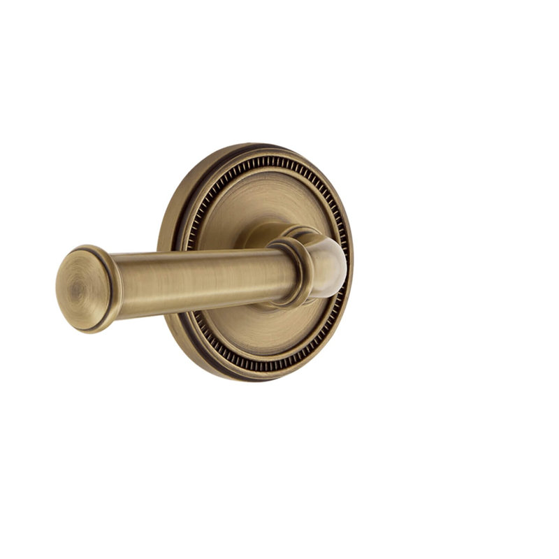 Levier d'intimité Grandette Soleil Rosette Georgetown, 2 3/8", Laiton rétro