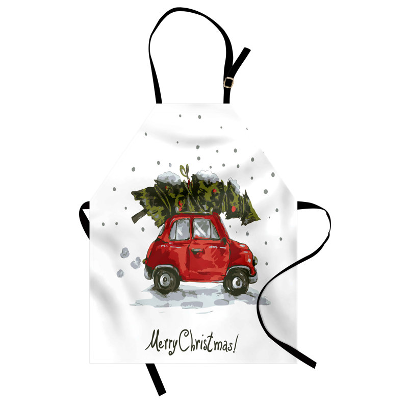 No Pattern Bib Apron