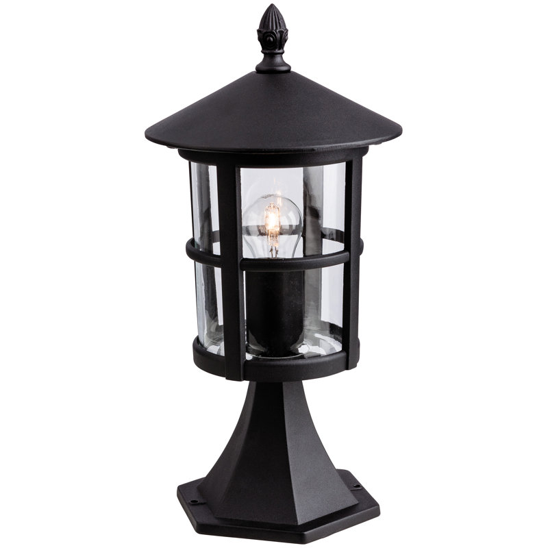 Stratford Transparent Pier Mount Light, Black