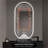 Oval Backlit LED Bathroom Vanity Mirror 24 x 36 Inch-224863218