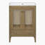 Ensemble de meuble-lavabo simple avec plateau 24 Aujah