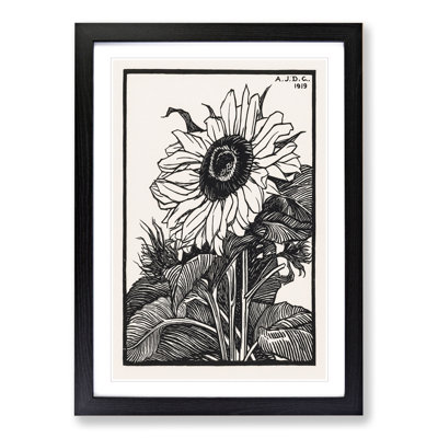 Sunflower by Julie De Graag - Picture Frame Painting