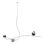 Glacier 3 - Light Unique/Statement Modern Linear Chandelier