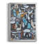 Verre bleu California Beach - impression d'un cadre photo-88101341-88101342