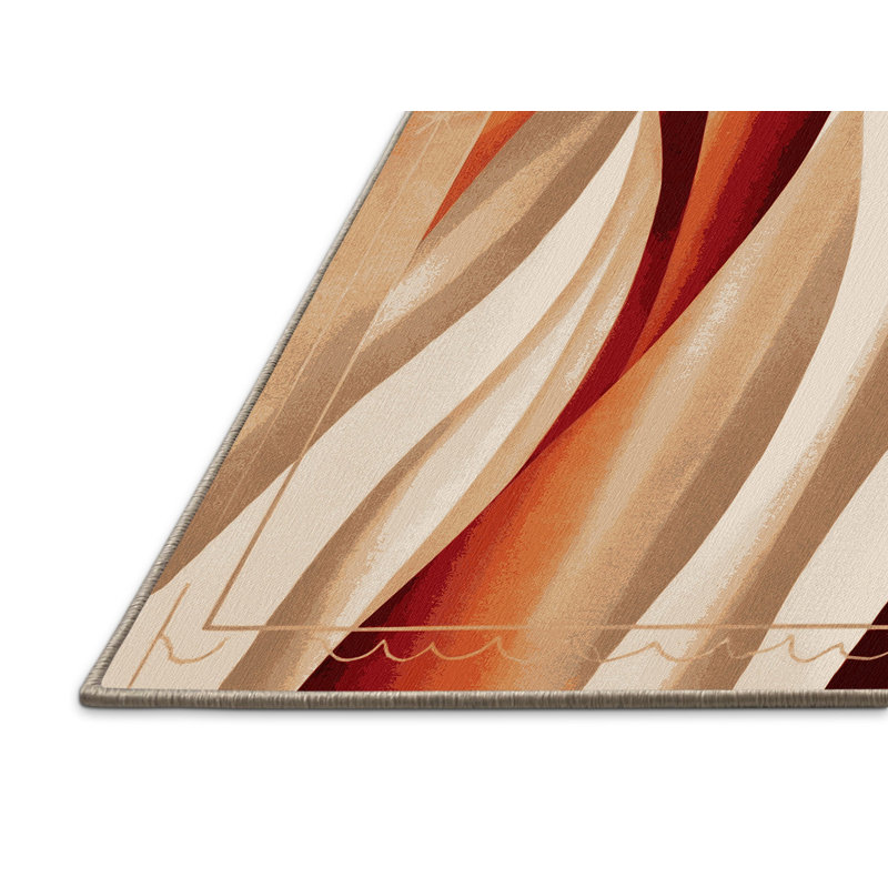 Ochre Peaks Rug, Round 3'