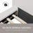 Cameron King Low Profile Bed White-119024689-101106169