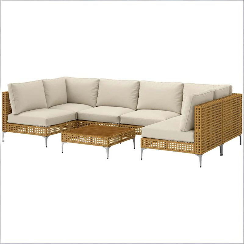 Ensemble de conversation modulaire pour l'extérieur