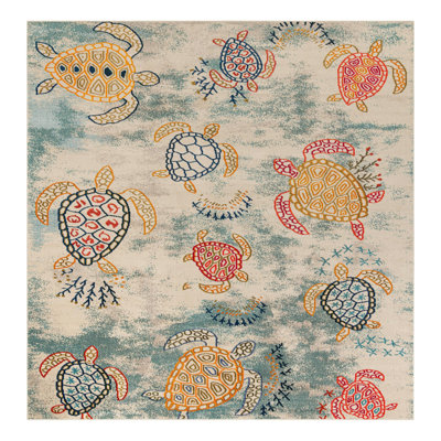 Vargas Animal Print Beige Area Rug