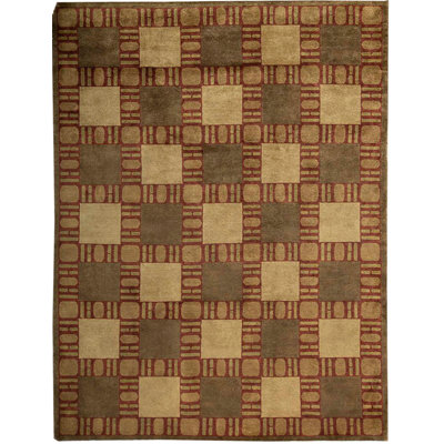 Tapis rouge noué à la main de haute qualité