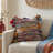 Rafi Multicolor Striped Chindi Hand-Woven Throw Pillow-1065412707-1065412708