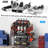 Rolling Tool Cart With Power Strip & Charging Station For Mechanics