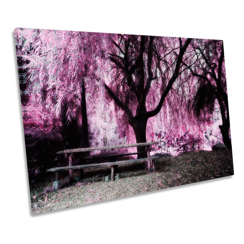 Blossom Floral Landscape Wrapped Canvas Art Print, 30.5cm H x 45.7cm W