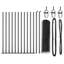 Vidaxl Fence With Posts PVC-Coated Steel-116797865-116797868