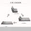 Canapé convertible, canapé-lit pliant, chaise longue d'invité-1933059527
