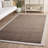 Metro Hand Tufted Wool; Cotton Solid Color Indoor Rug-117794367
