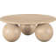 Table basse en placage de chêne Fitch-106912893