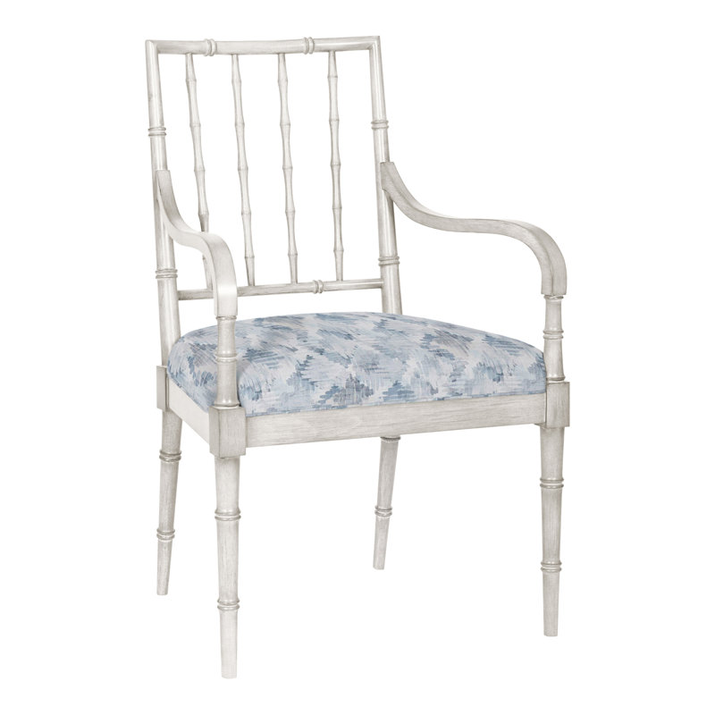 Libby Upholstered Armchair, Worthy Snow, Casa Blanca