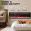 Wall Mounted/Recessed-In Electric Fireplace With Smart WIFI-1096408107