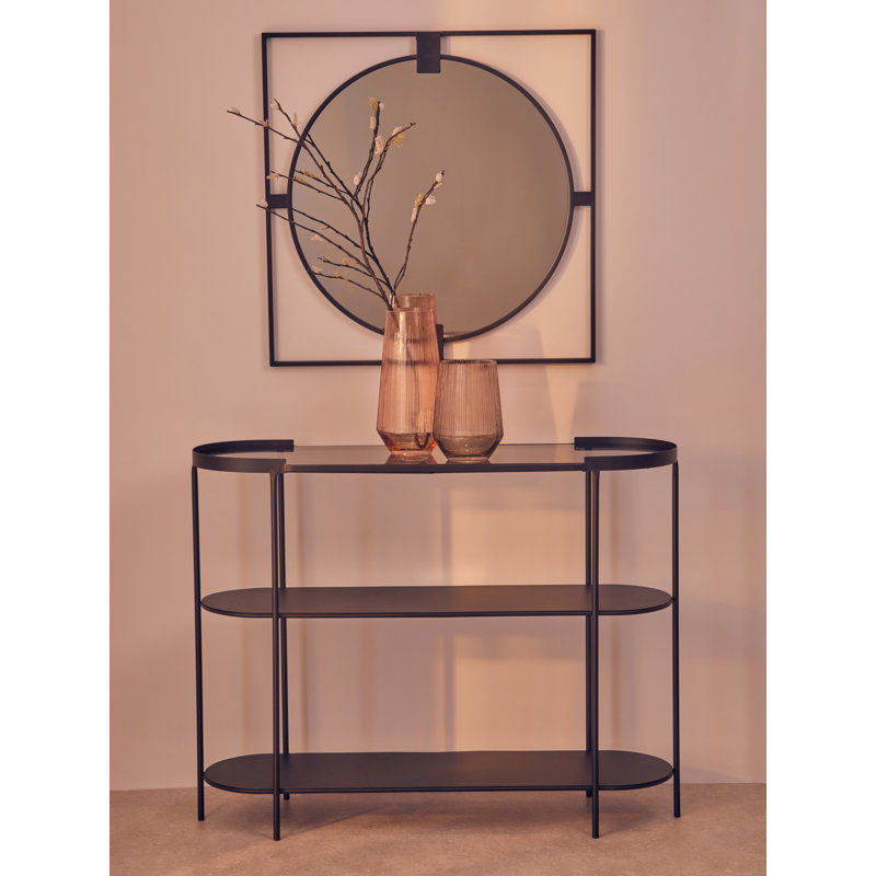 Maoli 100cm Glass Top Console Table