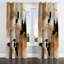 Aun - Rideau à œillets abstrait - Velours obscurcissant - 1 panneau-2011868016-2011422569