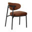 48cm H Polyester Blend Upholstered Metal Side Chair-1320916343
