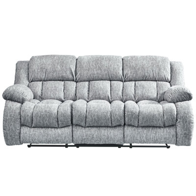 Canapé inclinable, gris, désossé, gris