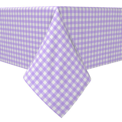 Rectangular Tablecloth, 100% Cotton, 60X84", Plaid 4