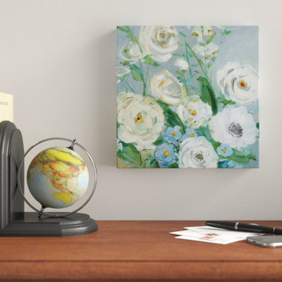 « peintres-jardin ii », peinture sur toile tendue
