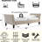 Upholstered Button Tufted Fine Polyester with Wooden Legs Twin Size Daybed Sleeper Couch , Beige