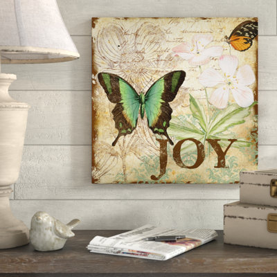 « papillons 4 », reproduction d’impression sur toile tendue