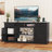 70"W Farmhouse TV Stand for TVs up to 80" with Power Outlet-642164473-609437293