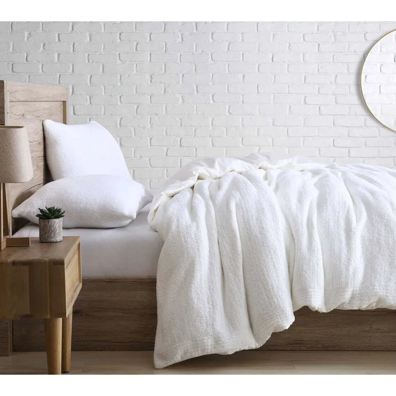 Snug Standard Duvet Cover, Full Duvet Cover, Off White
