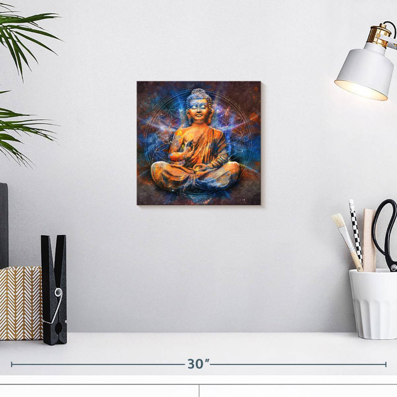 Javir Nirvana du Bouddha, H 10 po x l 10 po