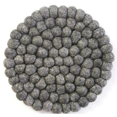 Boule de feutre à main fabriquée