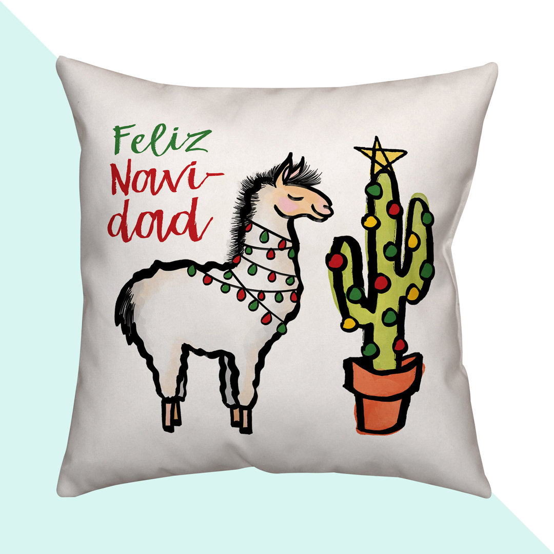  Llama Square Throw Pillow Designs Direct Creative Group 