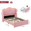 Lit rembourré en velours avec rangement Mouad-106911909-106911912