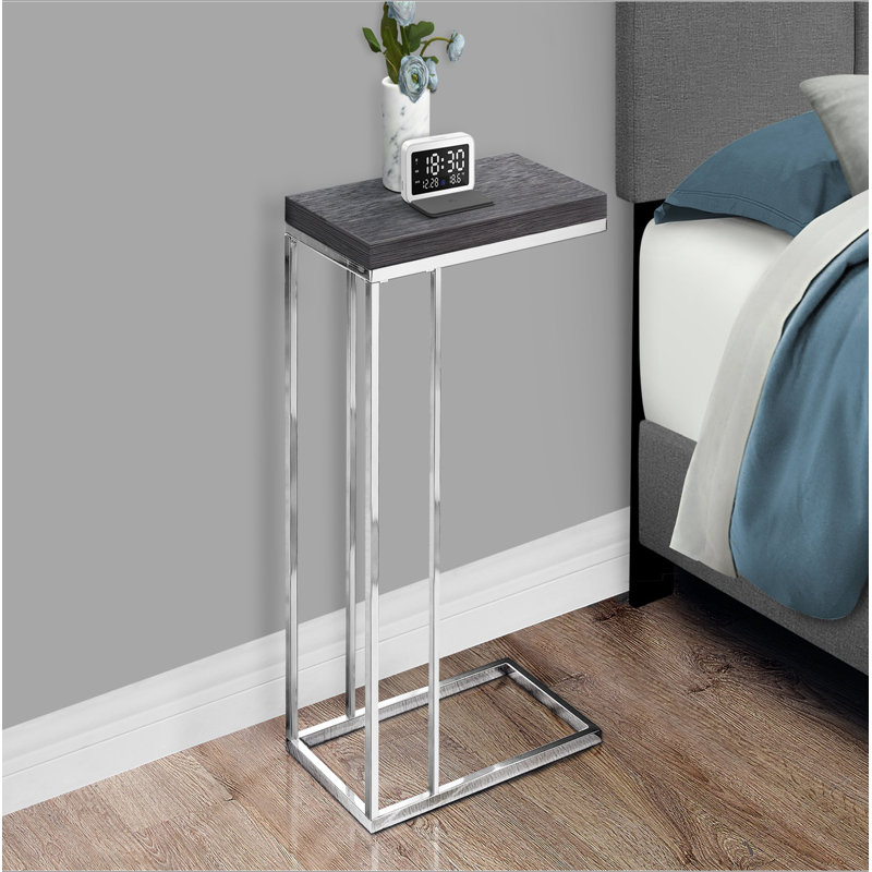 Table d'appoint, en forme de C, bout, côté, collation, salon, chambre à coucher