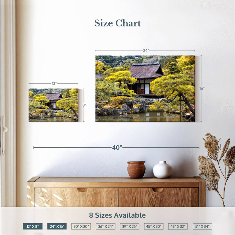 Maison japonaise traditionnelle Lilie, H 16 po x l 24 po