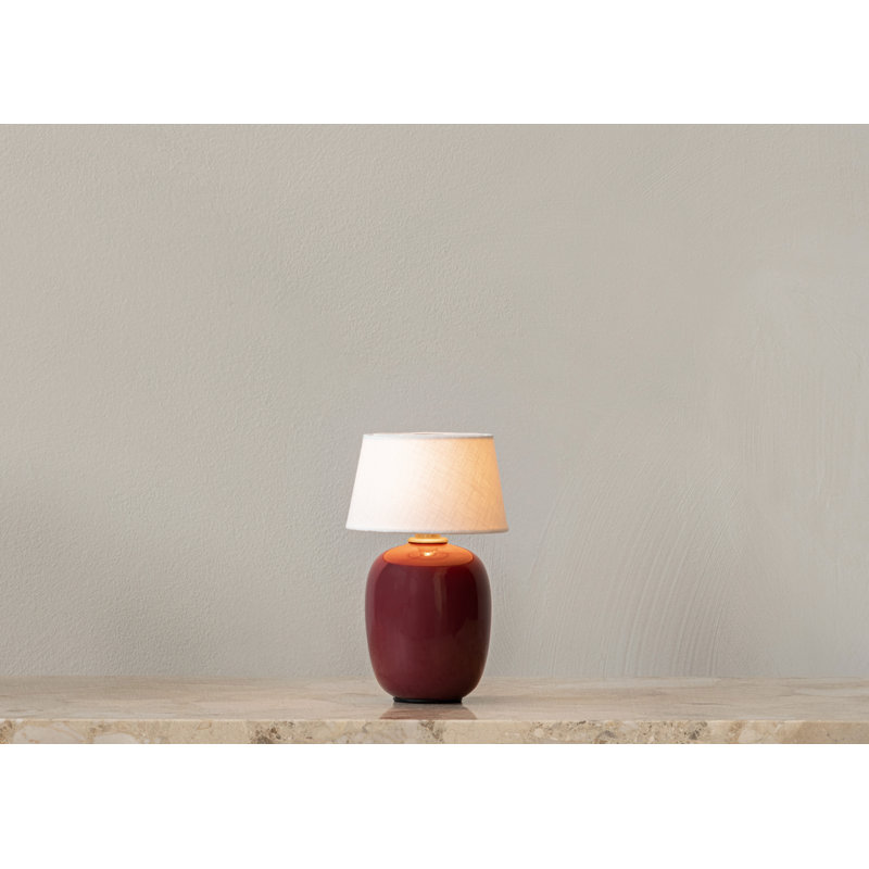 Torso LED Table Lamp, Ruby