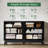 53‘’W Extra Wide Fluted 6-Drawer Dresser, Large Wave Design Storage Cabinet, Wide Chest of Drawers for Bedroom, Living Room, Hallway-1819107358